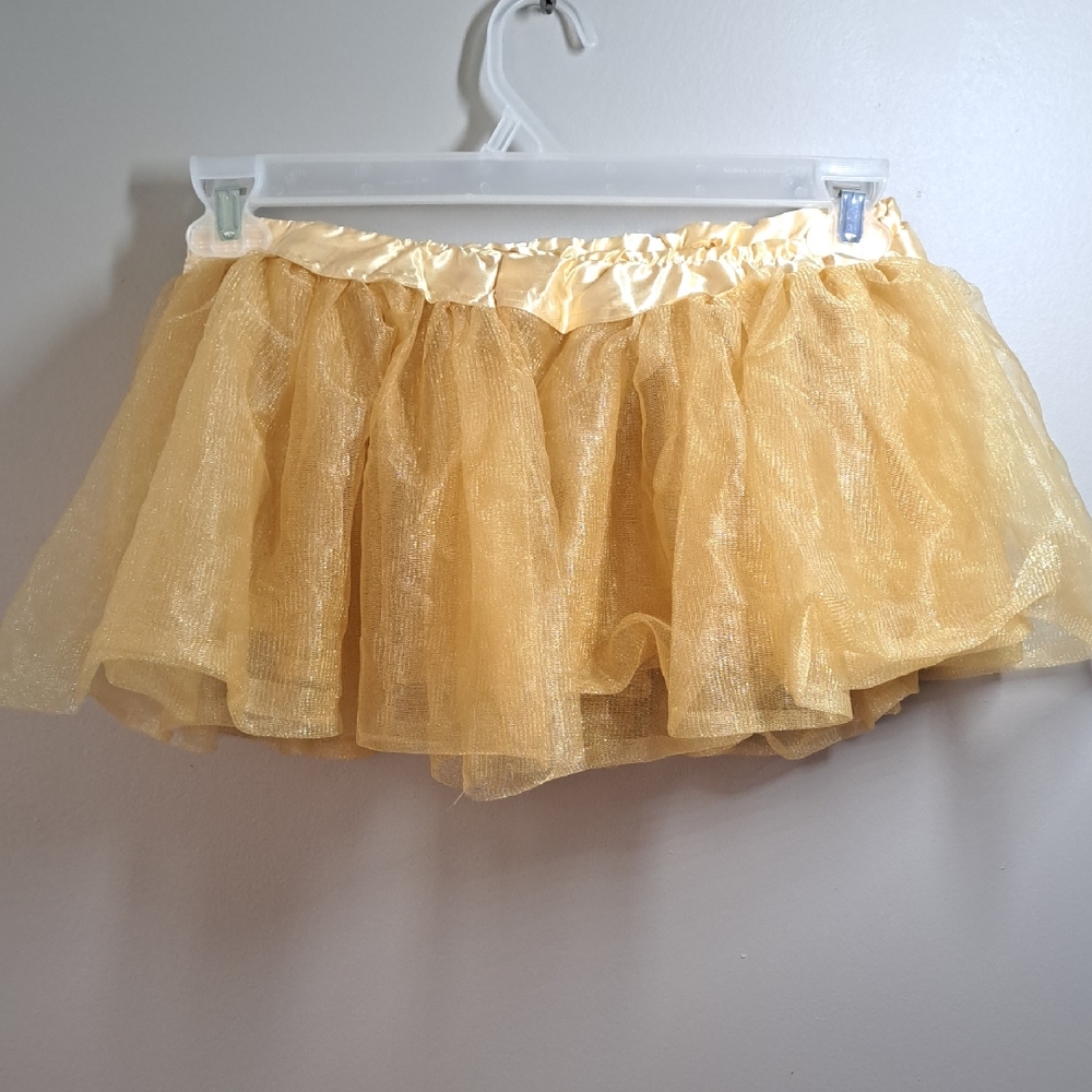 Amscan Gold Tulle Skirt for Kids